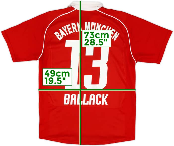 2005-06 Bayern Munich Home Shirt Ballack #13 - 8/10 - (XL.Boys)