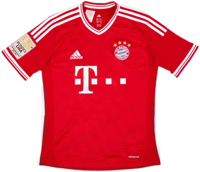 2013-14 Bayern Munich Home Shirt Muller #25 - 5/10 - (L.Boys)