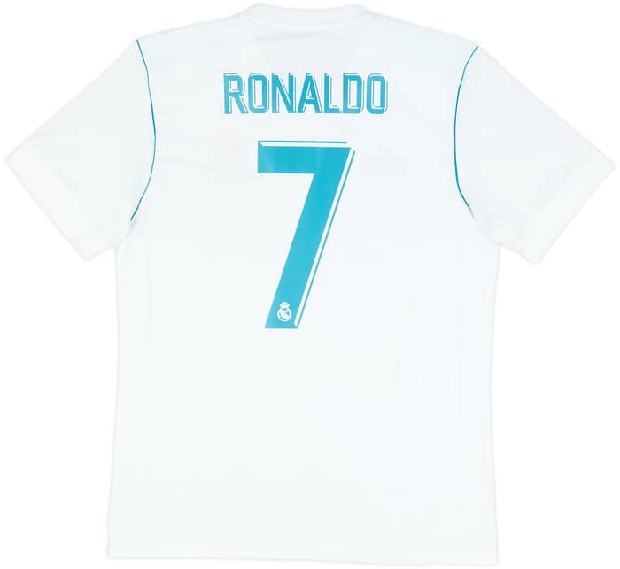 2017-18 Real Madrid Home Shirt Ronaldo #7 - 6/10 - (M)
