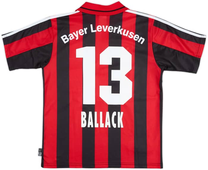 2001-02 Bayer Leverkusen Home Shirt Ballack #13 - 7/10 - (XL.Boys)