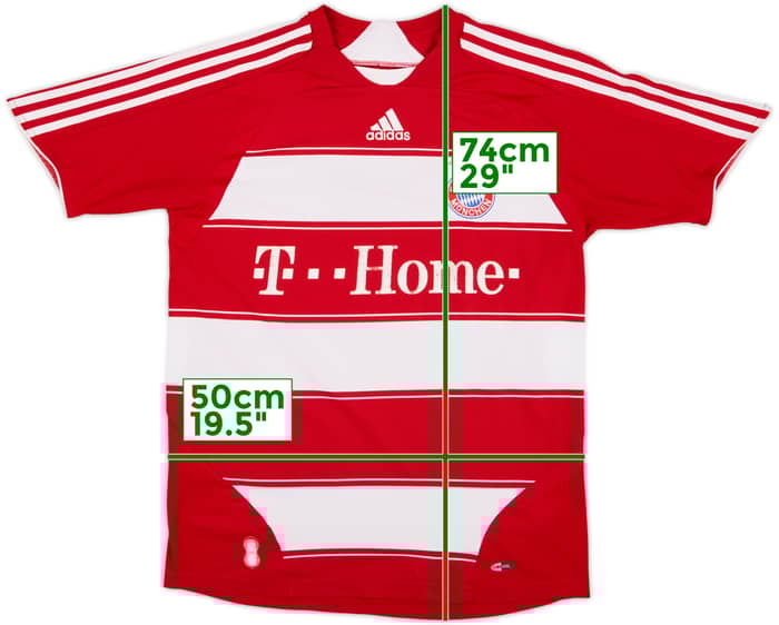 2007-08 Bayern Munich Home Shirt - 5/10 - (XL.Boys)