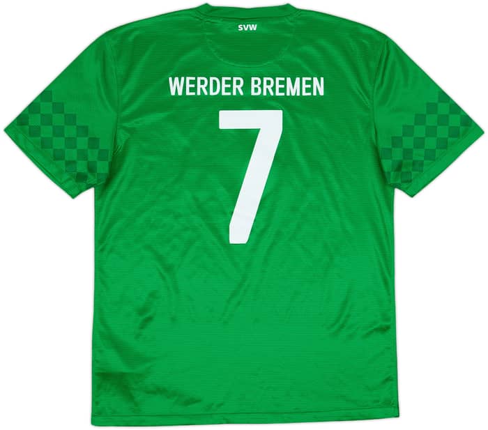 2012-13 Werder Bremen Home Shirt #7 - 8/10 - (M)
