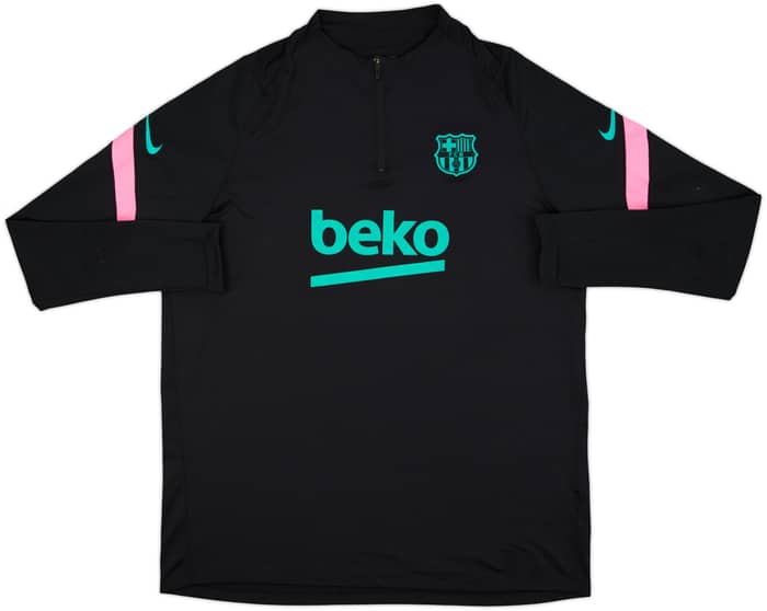 2020-21 Barcelona Nike 1/4 Zip Drill Top - 8/10 - (XL)