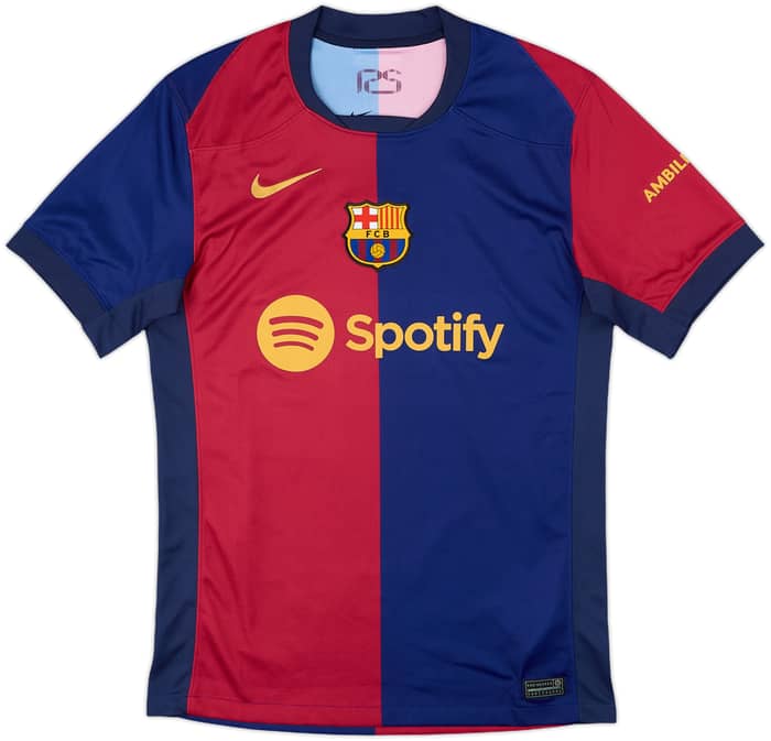 2024-25 Barcelona Home Shirt - 10/10 - (S)