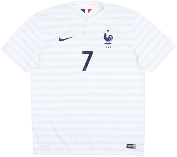 2014-15 France Away Shirt Ribery #7 - 9/10 - (L)