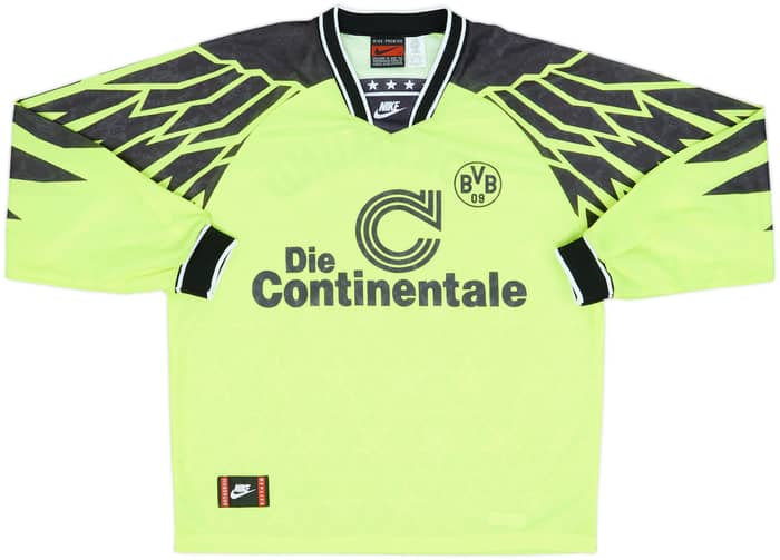 1994-95 Borussia Dortmund Home L/S Shirt - 10/10 - (XL)