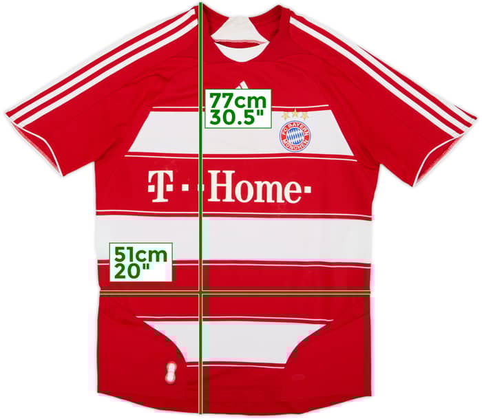 2007-08 Bayern Munich Home Shirt Ribery #7 - 4/10 - (M)