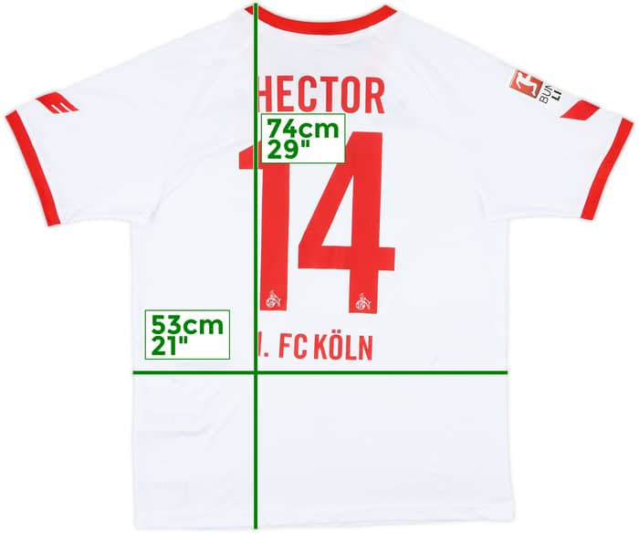 2015-16 FC Koln Home Shirt Hector #14 - 7/10 - (L)