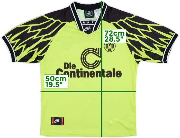 1994-95 Borussia Dortmund Home Shirt - 8/10 - (L)