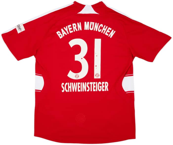 2007-08 Bayern Munich Home Shirt Schweinsteiger #31 - 5/10 - (L)