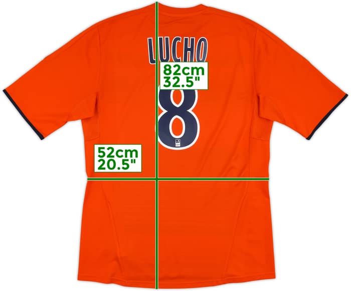 2011-12 Olympique Marseille Player Issue Third Shirt Lucho #8 - 5/10 - (XL)