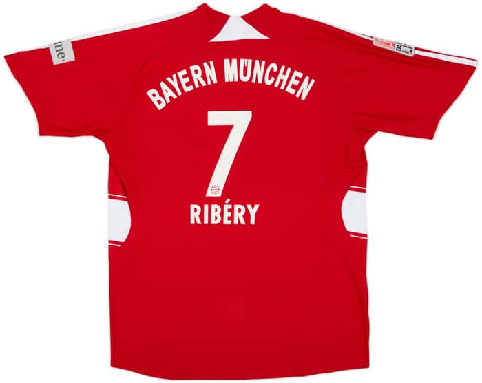 2007-08 Bayern Munich Home Shirt Ribery #7 - 6/10 - (XL.Boys)