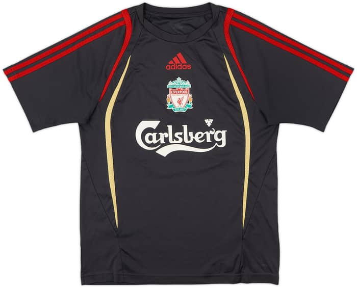 2009-10 Liverpool adidas Training Shirt - 8/10 - (S)