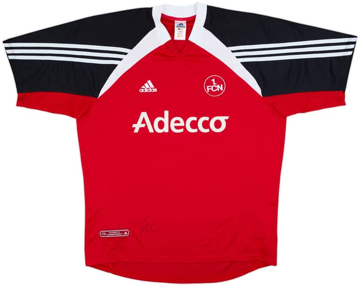 2001-02 Nurnberg Squad Signed Home Shirt - 8/10 - (L)