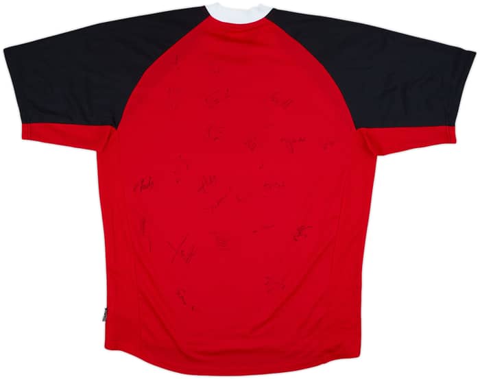 2001-02 Nurnberg Squad Signed Home Shirt - 8/10 - (L)