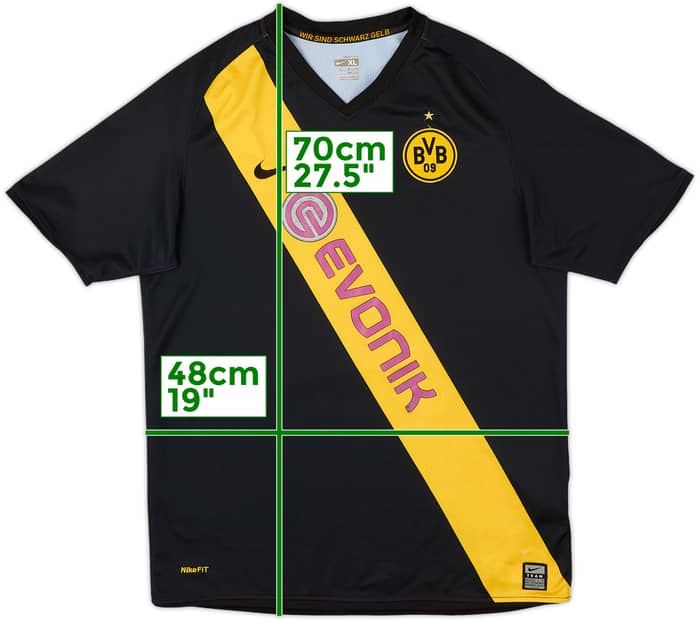 2008-09 Borussia Dortmund Away Shirt - 5/10 - (XL.Boys)