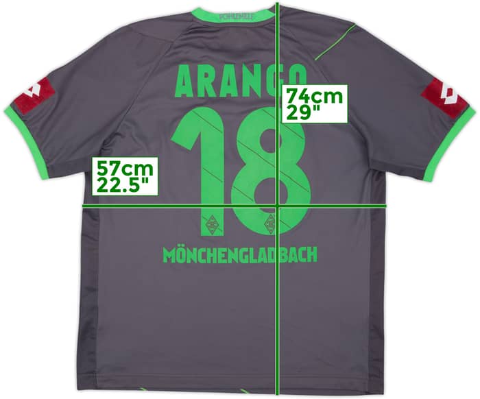 2011-12 Borussia Monchengladbach Away Shirt Arango #18 - 8/10 - (L)