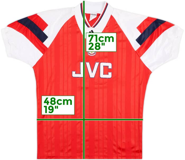 1992-94 Arsenal Match Issue Home Shirt #4