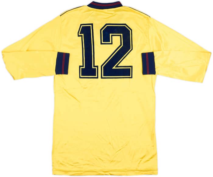 1985-86 Arsenal Match Issue Centenary Away L/S Shirt #12