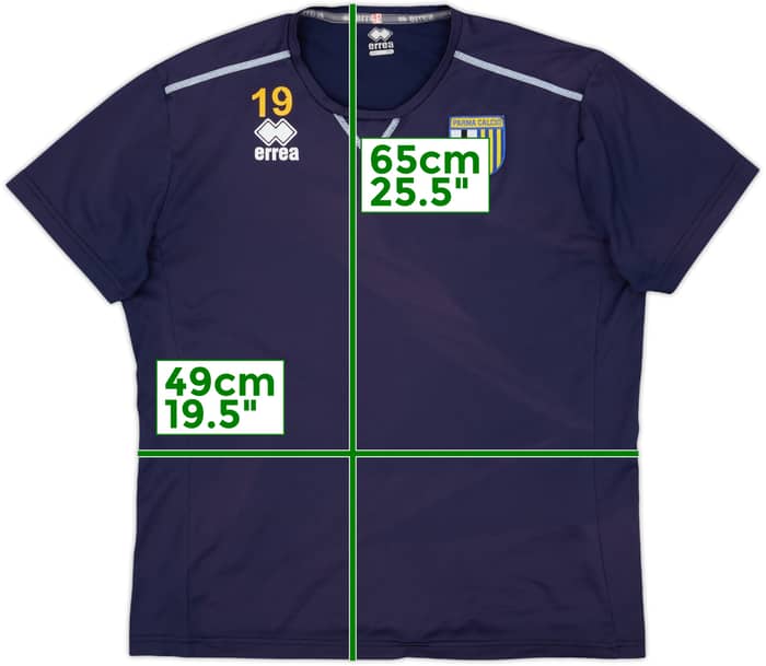 2018-19 Parma Errea Training Shirt #19 - 5/10 - (M)