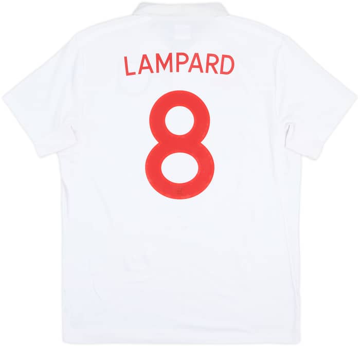 2009-10 England Home Shirt Lampard #8 - 6/10 - (L)