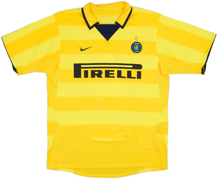 2003-04 Inter Milan Away Shirt J.Zanetti #4 - 8/10 - (M)