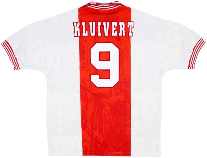 1996-97 Ajax Home Shirt Kluivert #9 - 10/10 - (XL)