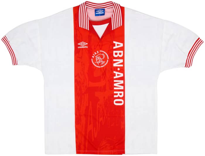 1996-97 Ajax Home Shirt Kluivert #9 - 10/10 - (XL)
