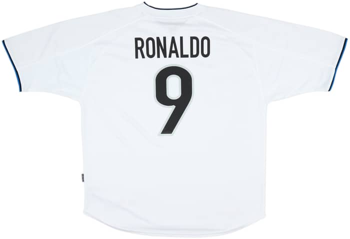 1999-00 Inter Milan Away Shirt Ronaldo #9 - 9/10 - (XL)