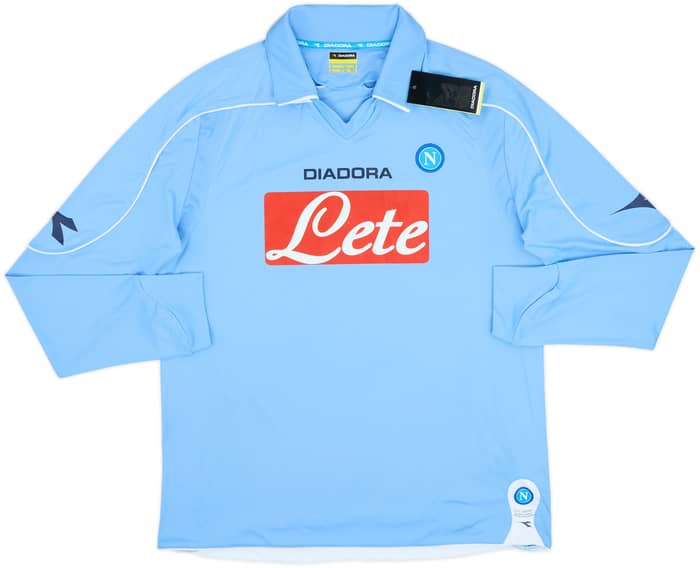 2008-09 Napoli Home L/S Shirt Hamsik #17 (M)