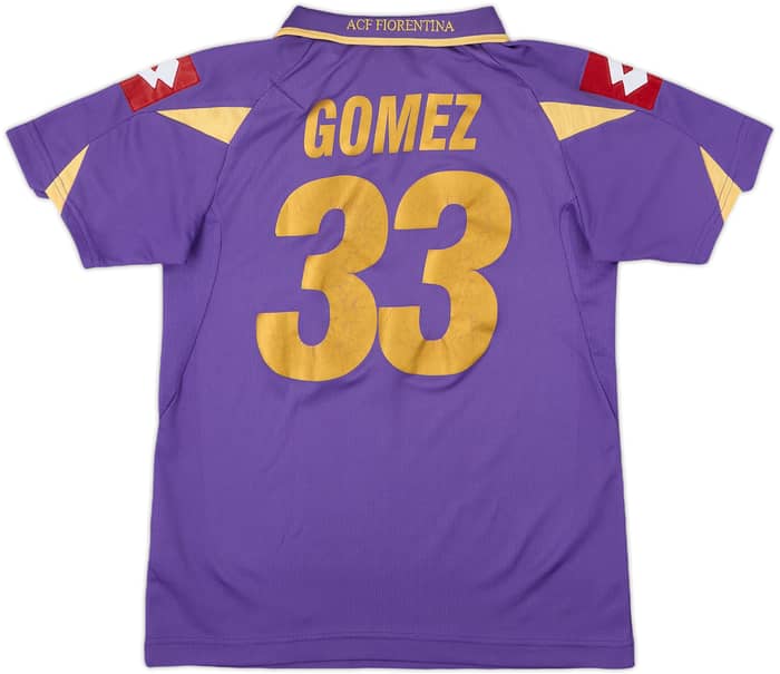 2010-11 Fiorentina Home Shirt Gomez #33 - 6/10 - (M.Boys)