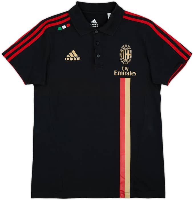 2011-12 AC Milan adidas Polo Shirt - 8/10 - (M)