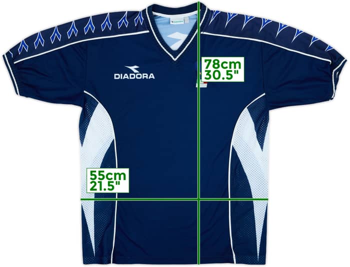 1999-00 Italy FIGC Diadora Training Shirt - 8/10 - (XXL)