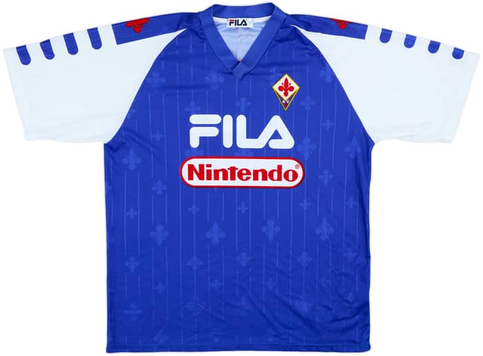 1998-99 Fiorentina Fila Training Shirt - 8/10 - (XL)