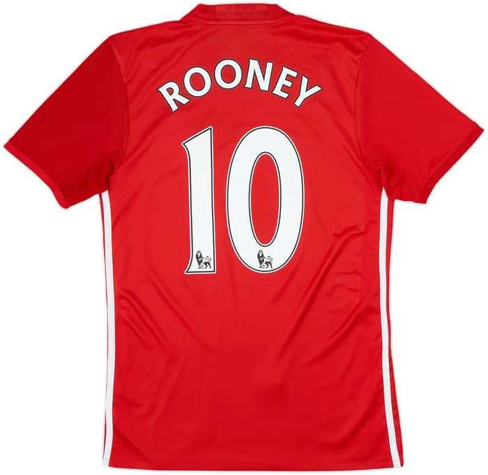2016-17 Manchester United Home Shirt Rooney #10 - 6/10 - (S)
