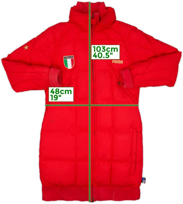 2004-06 Italy Puma Long Padded Bench Coat - 7/10 - (Women's M)