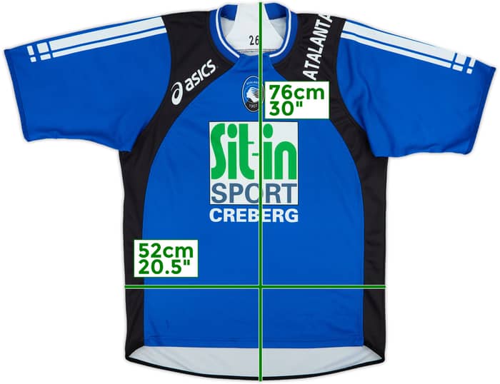 2006-07 Atalanta Asics Training Shirt - 8/10 - (M)