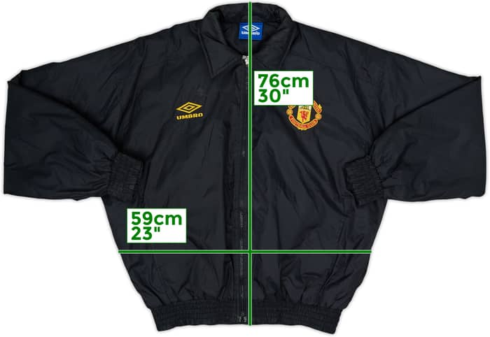 1993-94 Manchester United Umbro Track Jacket - 8/10 - (M)