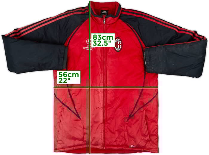 2006-07 AC Milan adidas CL Padded Bench Coat - 4/10 - (L)