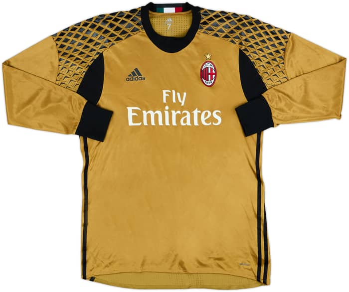 2016-17 AC Milan Player Issue GK Shirt Donnarumma #99 - 6/10 - (M/L)