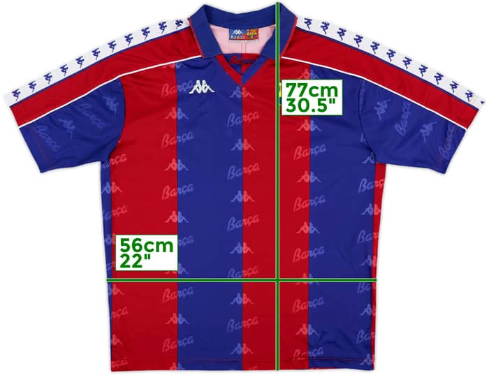 1992-95 Barcelona Home Shirt - 5/10 - (L)