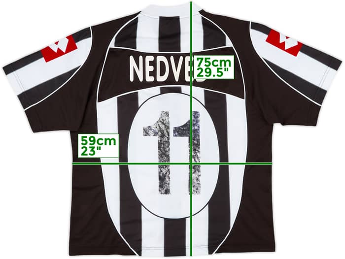 2002-03 Juventus Home Shirt Nedved #11 - 5/10 - (M)