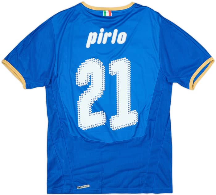 2007-08 Italy Home Shirt Pirlo #21 - 10/10 - (S)
