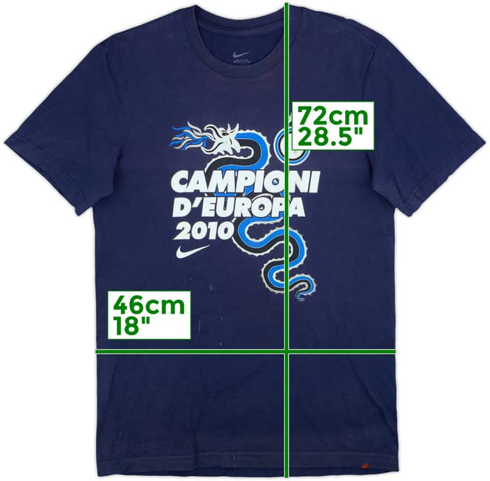 2010-11 Inter Milan Nike Cotton Tee - 4/10 - (S)