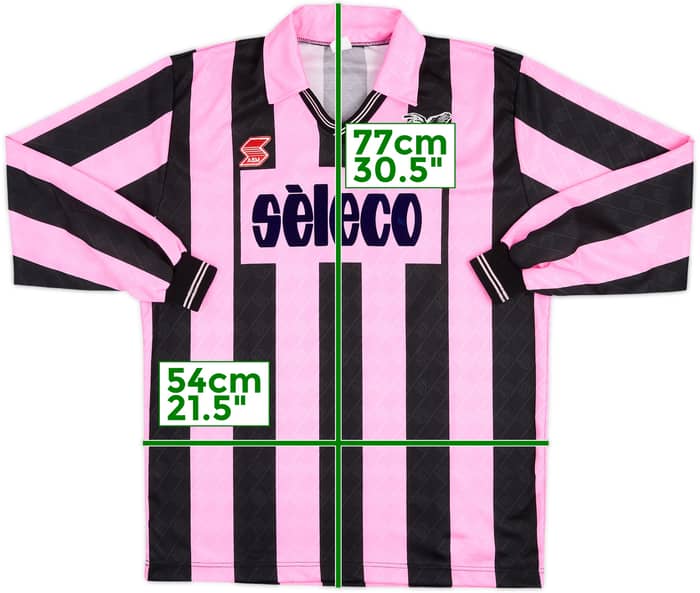 1991-92 Palermo Third L/S Shirt #10 - 9/10 - (XL)