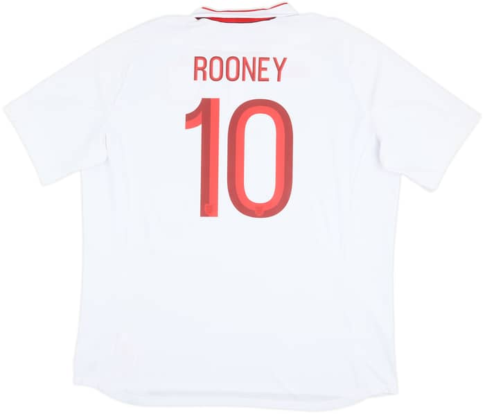 2012-13 England Home Shirt Rooney #10 - 9/10 - (3XL)