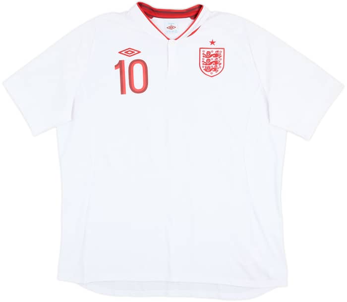 2012-13 England Home Shirt Rooney #10 - 9/10 - (3XL)