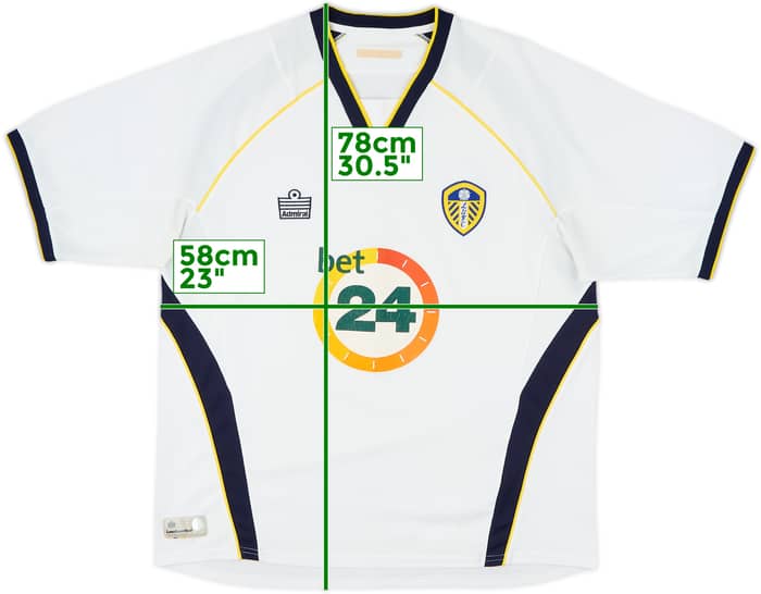 2006-07 Leeds United Home Shirt - 7/10 - (L)