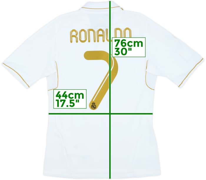 2011-12 Real Madrid Home Shirt Ronaldo #7 - 8/10 - (S)