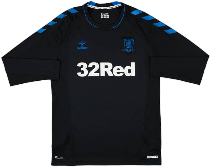 2018-19 Middlesbrough Away L/S Shirt - 10/10 - (L)